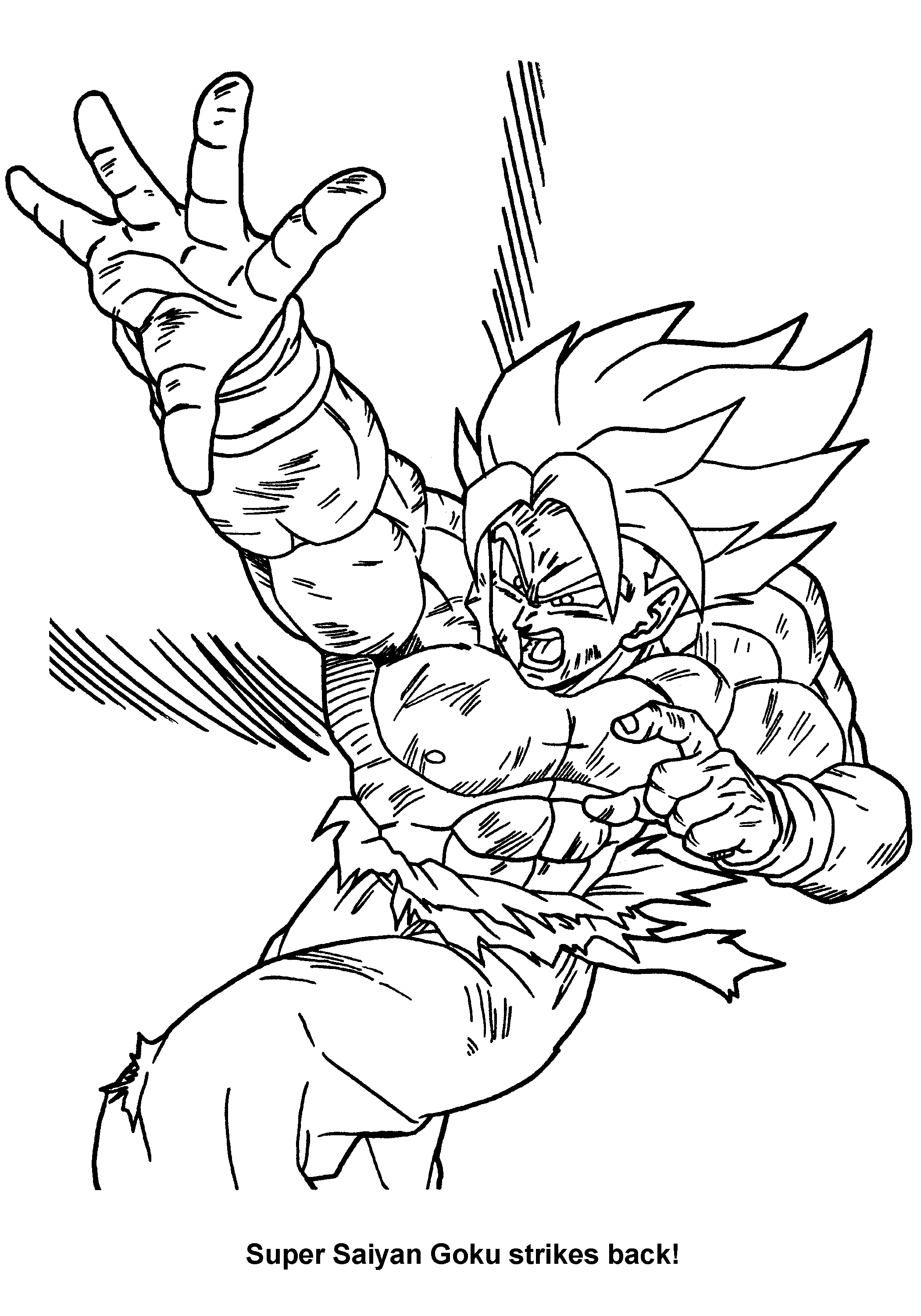 Livro para colorir Dragon Ball Z png