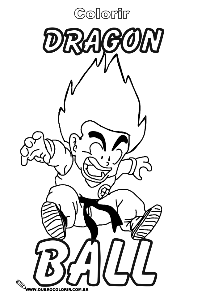 Página para colorir: Dragon Ball Z (desenhos animados) #38849 - Páginas para Colorir Imprimíveis Gratuitamente