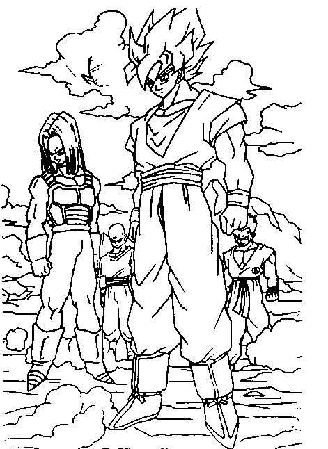 Página para colorir: Dragon Ball Z (desenhos animados) #38867 - Páginas para Colorir Imprimíveis Gratuitamente