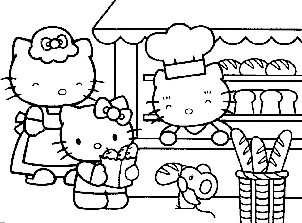 Página para colorir: ei gatinha (desenhos animados) #36727 - Páginas para Colorir Imprimíveis Gratuitamente