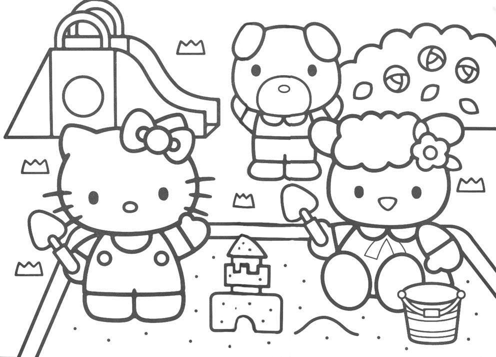 Página para colorir: ei gatinha (desenhos animados) #36752 - Páginas para Colorir Imprimíveis Gratuitamente