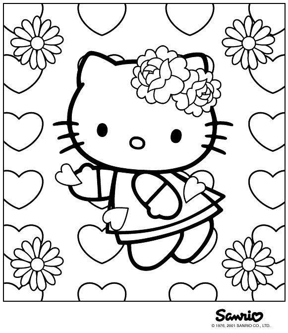 Página para colorir: ei gatinha (desenhos animados) #36760 - Páginas para Colorir Imprimíveis Gratuitamente