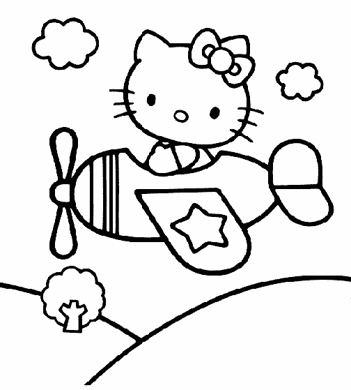 Página para colorir: ei gatinha (desenhos animados) #36806 - Páginas para Colorir Imprimíveis Gratuitamente