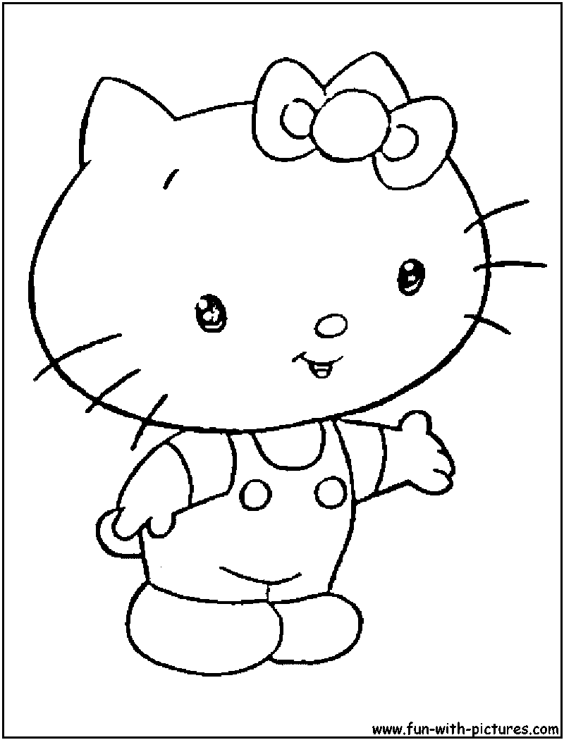 Página para colorir: ei gatinha (desenhos animados) #36808 - Páginas para Colorir Imprimíveis Gratuitamente