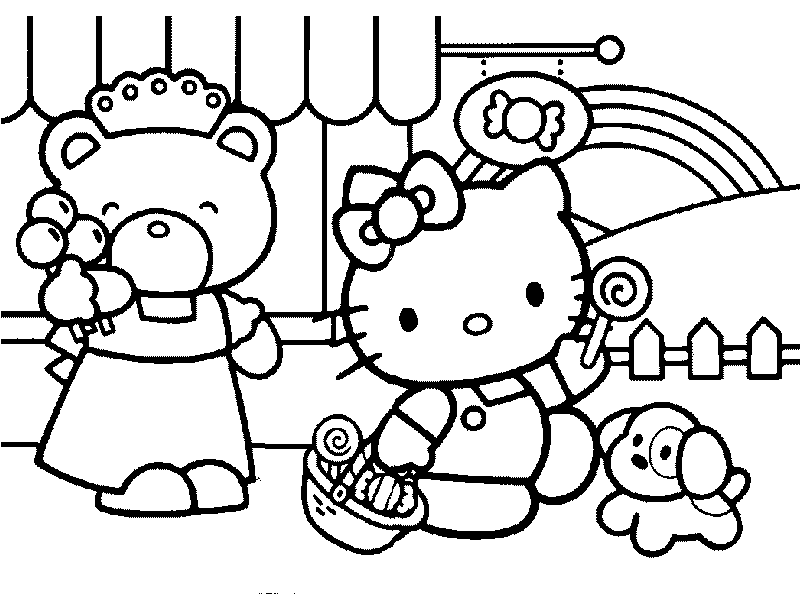 Página para colorir: ei gatinha (desenhos animados) #36824 - Páginas para Colorir Imprimíveis Gratuitamente