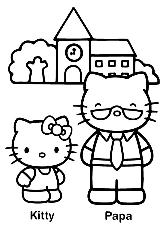 Página para colorir: ei gatinha (desenhos animados) #36863 - Páginas para Colorir Imprimíveis Gratuitamente