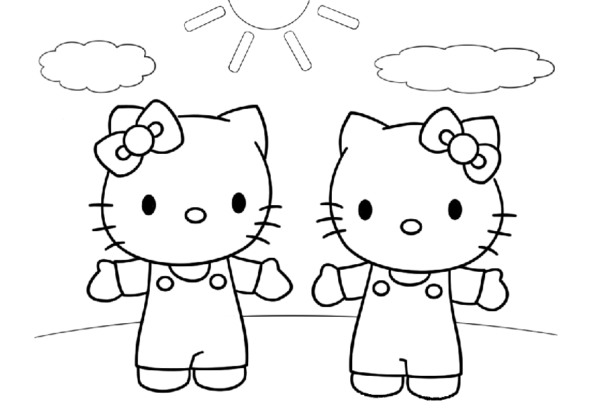 Página para colorir: ei gatinha (desenhos animados) #36872 - Páginas para Colorir Imprimíveis Gratuitamente