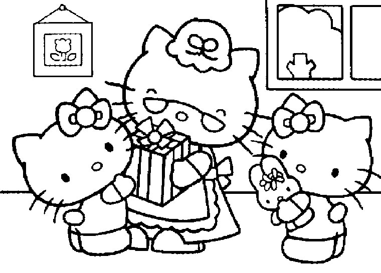 Página para colorir: ei gatinha (desenhos animados) #36927 - Páginas para Colorir Imprimíveis Gratuitamente