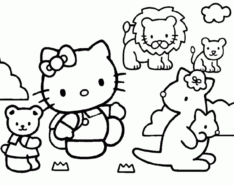 Página para colorir: ei gatinha (desenhos animados) #36943 - Páginas para Colorir Imprimíveis Gratuitamente