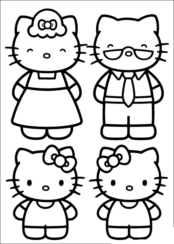 Página para colorir: ei gatinha (desenhos animados) #36947 - Páginas para Colorir Imprimíveis Gratuitamente