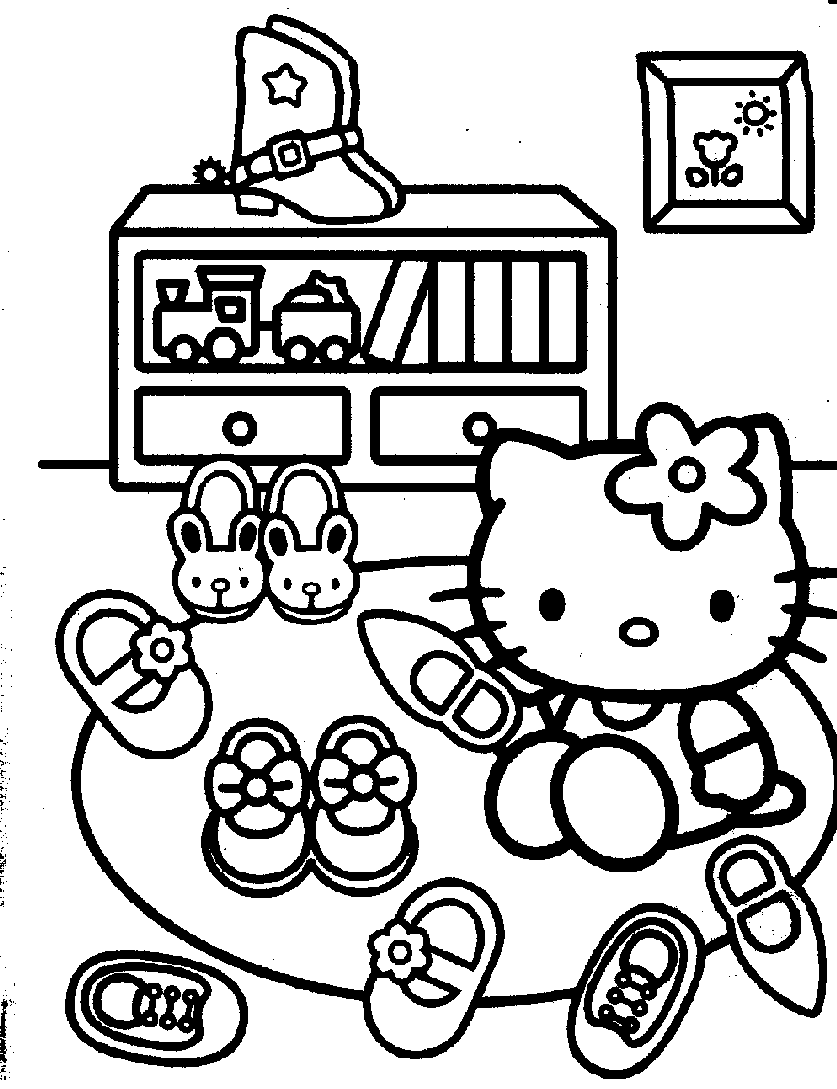 Página para colorir: ei gatinha (desenhos animados) #36956 - Páginas para Colorir Imprimíveis Gratuitamente