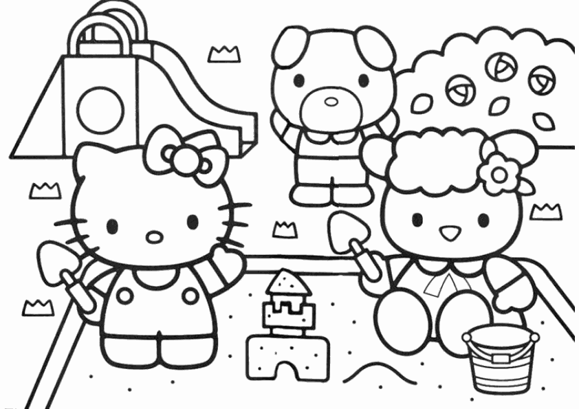 Página para colorir: ei gatinha (desenhos animados) #36960 - Páginas para Colorir Imprimíveis Gratuitamente