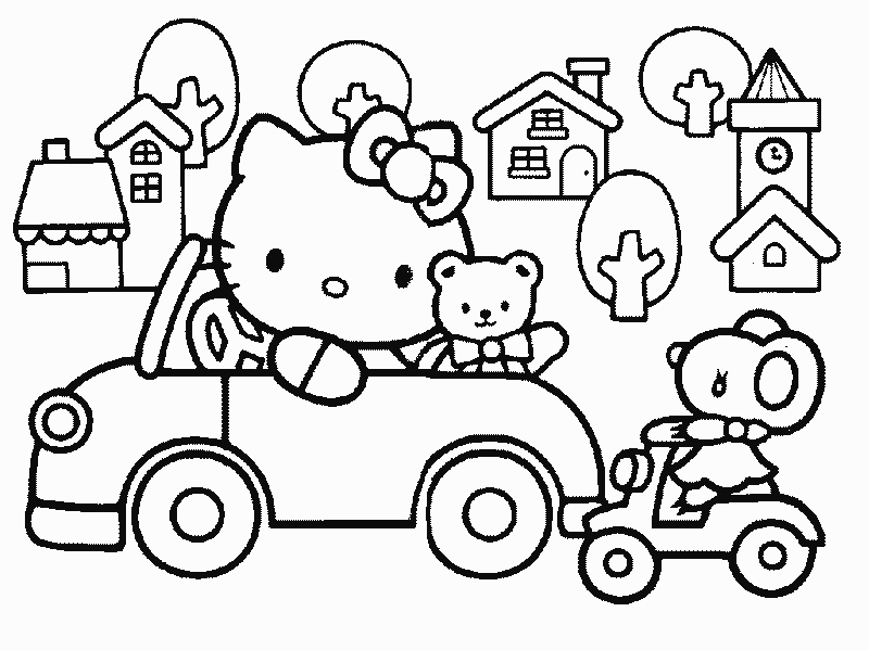 Página para colorir: ei gatinha (desenhos animados) #36961 - Páginas para Colorir Imprimíveis Gratuitamente