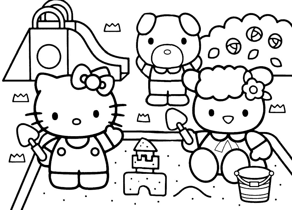 Página para colorir: ei gatinha (desenhos animados) #36967 - Páginas para Colorir Imprimíveis Gratuitamente