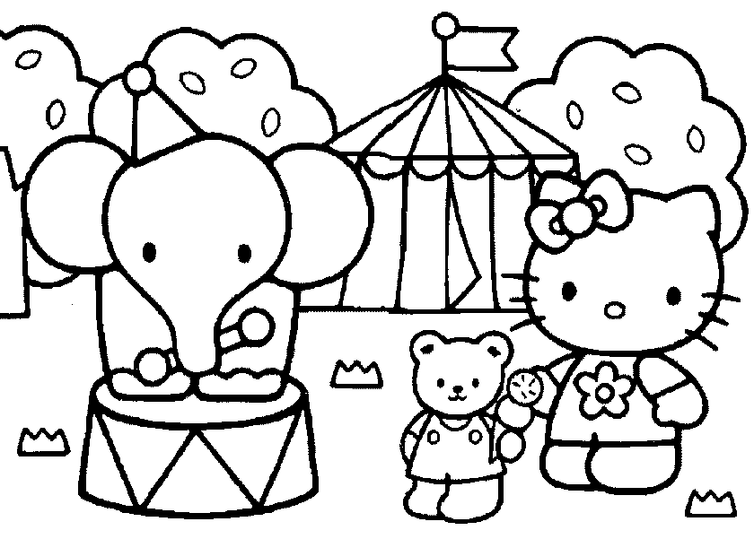 Página para colorir: ei gatinha (desenhos animados) #36968 - Páginas para Colorir Imprimíveis Gratuitamente