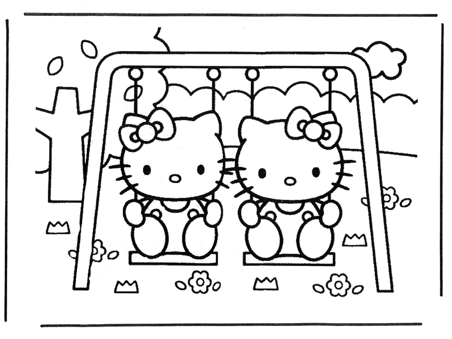 Página para colorir: ei gatinha (desenhos animados) #37022 - Páginas para Colorir Imprimíveis Gratuitamente