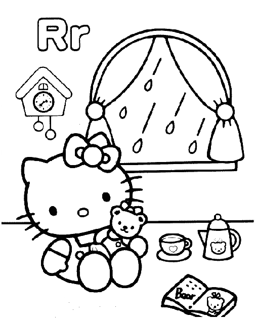 Página para colorir: ei gatinha (desenhos animados) #37027 - Páginas para Colorir Imprimíveis Gratuitamente