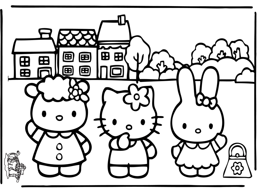 Página para colorir: ei gatinha (desenhos animados) #37067 - Páginas para Colorir Imprimíveis Gratuitamente