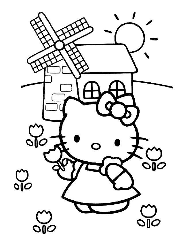 Página para colorir: ei gatinha (desenhos animados) #37069 - Páginas para Colorir Imprimíveis Gratuitamente