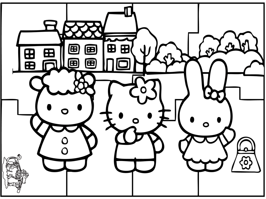 Página para colorir: ei gatinha (desenhos animados) #37072 - Páginas para Colorir Imprimíveis Gratuitamente