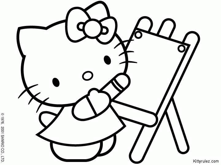 Página para colorir: ei gatinha (desenhos animados) #37094 - Páginas para Colorir Imprimíveis Gratuitamente