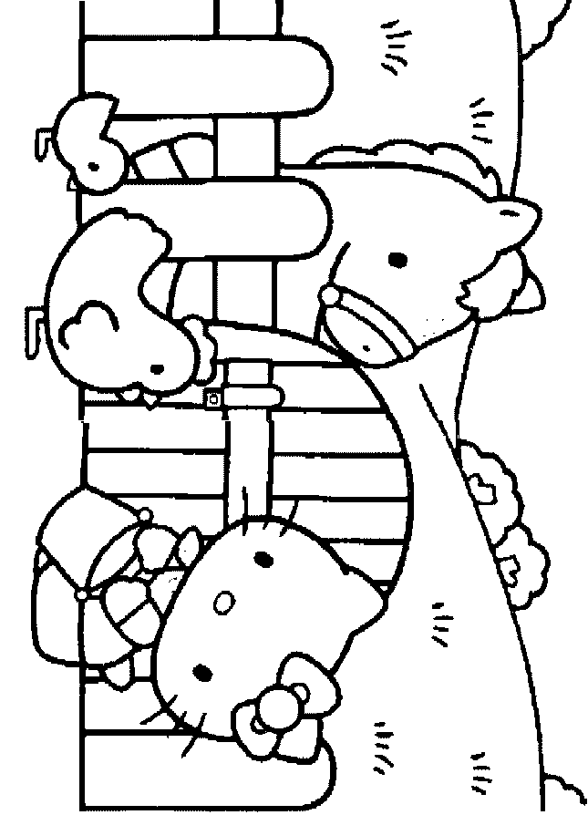 Página para colorir: ei gatinha (desenhos animados) #37105 - Páginas para Colorir Imprimíveis Gratuitamente