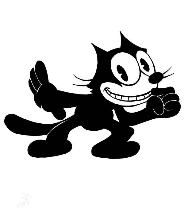 Página para colorir: Felix o gato (desenhos animados) #47861 - Páginas para Colorir Imprimíveis Gratuitamente