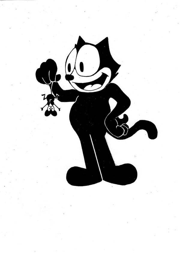 Página para colorir: Felix o gato (desenhos animados) #47906 - Páginas para Colorir Imprimíveis Gratuitamente