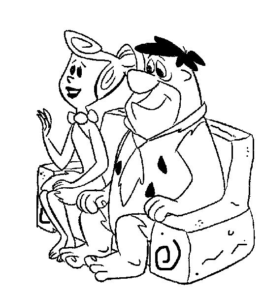Página para colorir: Flintstones (desenhos animados) #29516 - Páginas para Colorir Imprimíveis Gratuitamente
