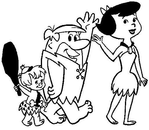 Página para colorir: Flintstones (desenhos animados) #29544 - Páginas para Colorir Imprimíveis Gratuitamente