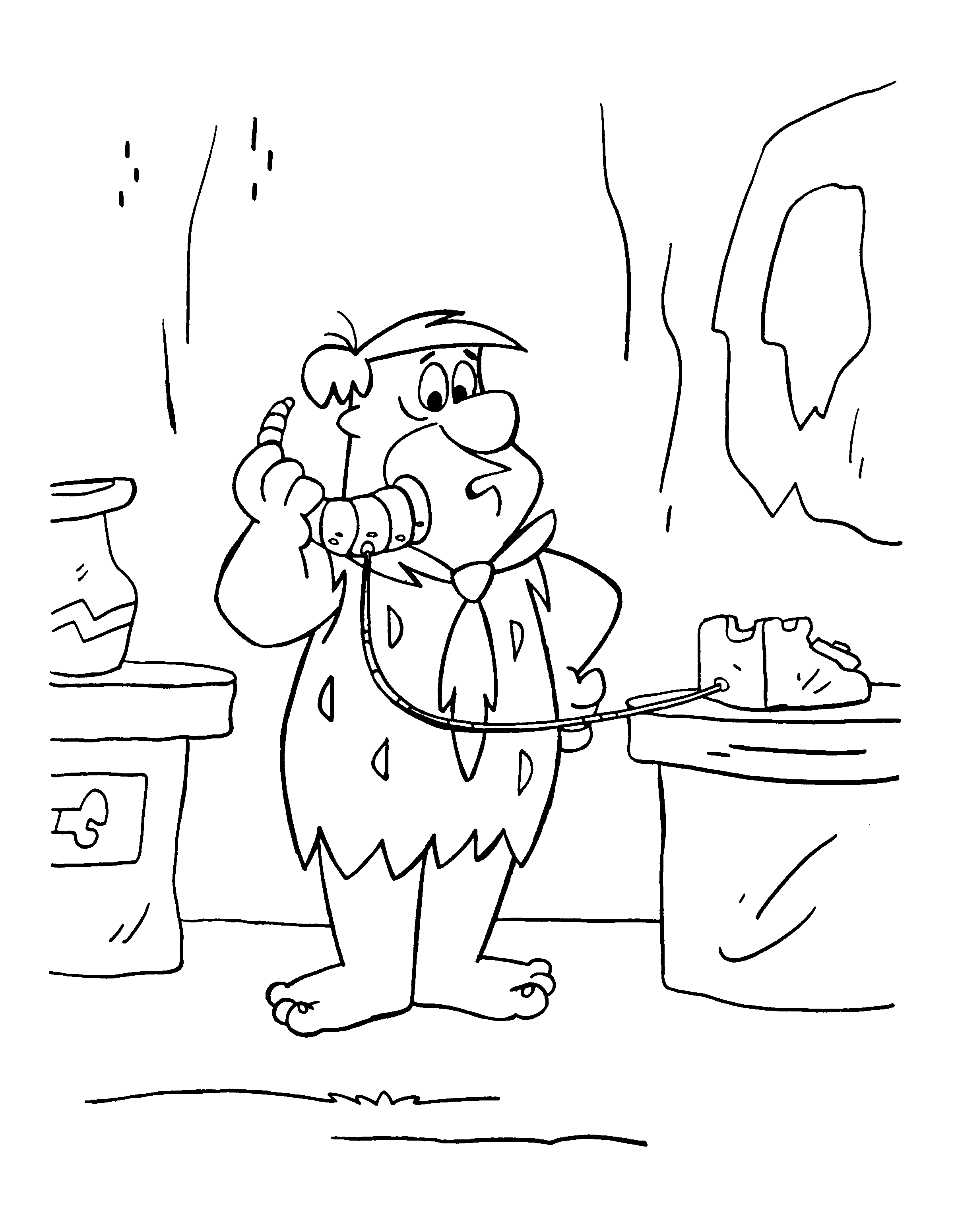 Página para colorir: Flintstones (desenhos animados) #29555 - Páginas para Colorir Imprimíveis Gratuitamente