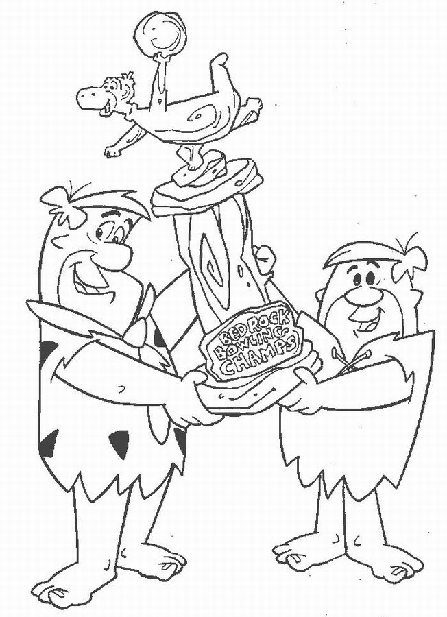 Página para colorir: Flintstones (desenhos animados) #29561 - Páginas para Colorir Imprimíveis Gratuitamente