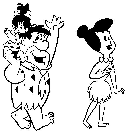 Página para colorir: Flintstones (desenhos animados) #29564 - Páginas para Colorir Imprimíveis Gratuitamente