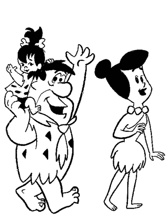 Página para colorir: Flintstones (desenhos animados) #29589 - Páginas para Colorir Imprimíveis Gratuitamente
