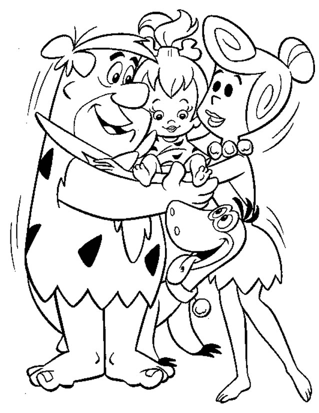 Página para colorir: Flintstones (desenhos animados) #29590 - Páginas para Colorir Imprimíveis Gratuitamente