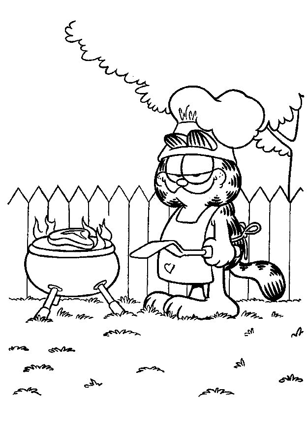 Página para colorir: Garfield (desenhos animados) #26111 - Páginas para Colorir Imprimíveis Gratuitamente