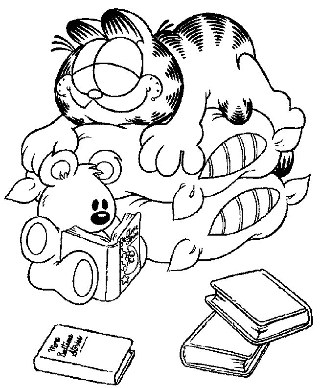 Página para colorir: Garfield (desenhos animados) #26112 - Páginas para Colorir Imprimíveis Gratuitamente