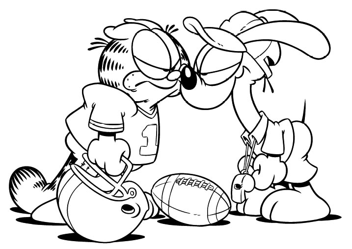 Página para colorir: Garfield (desenhos animados) #26116 - Páginas para Colorir Imprimíveis Gratuitamente