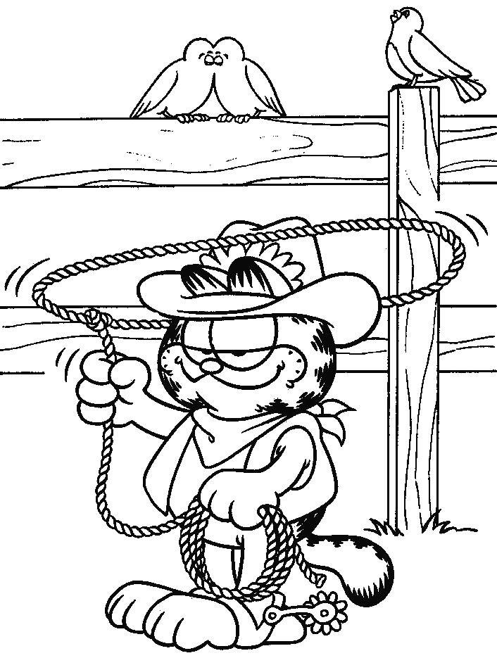 Página para colorir: Garfield (desenhos animados) #26121 - Páginas para Colorir Imprimíveis Gratuitamente