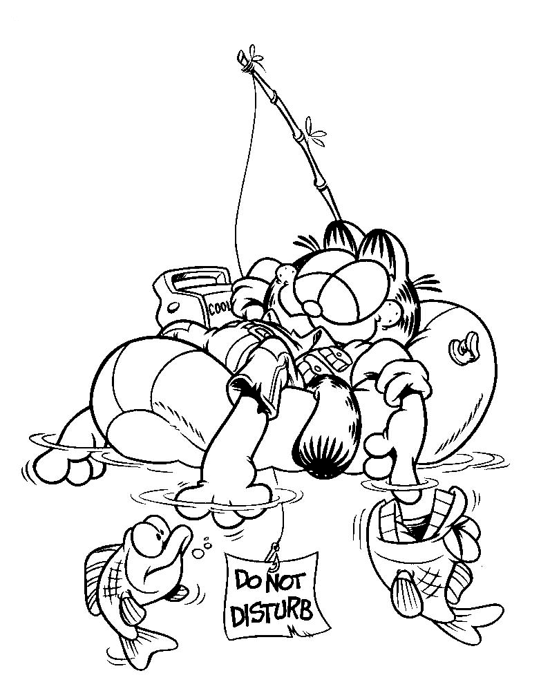 Página para colorir: Garfield (desenhos animados) #26122 - Páginas para Colorir Imprimíveis Gratuitamente