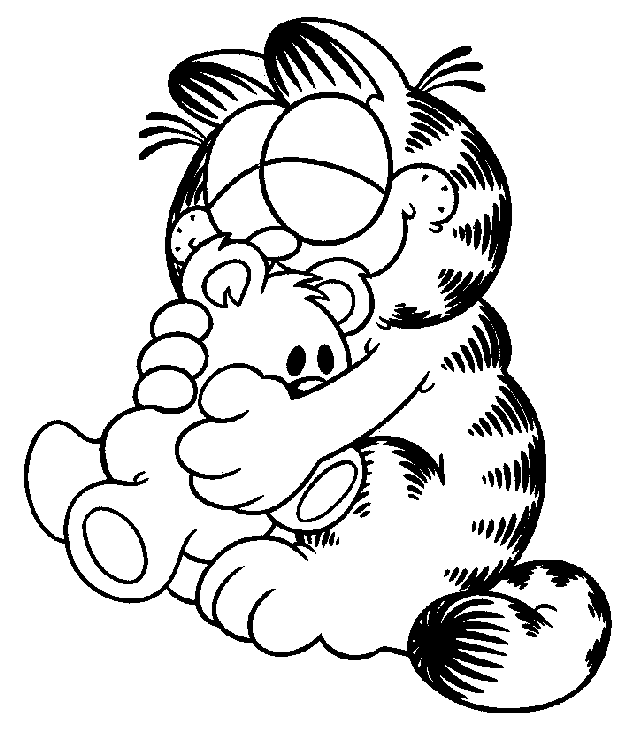 Página para colorir: Garfield (desenhos animados) #26123 - Páginas para Colorir Imprimíveis Gratuitamente