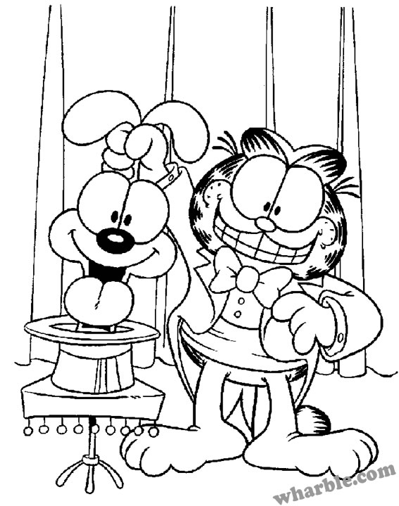Página para colorir: Garfield (desenhos animados) #26128 - Páginas para Colorir Imprimíveis Gratuitamente