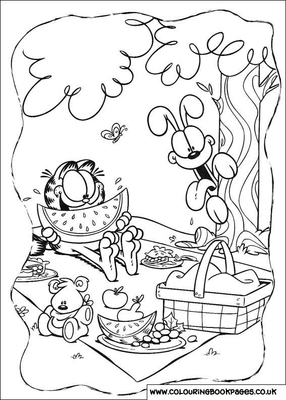 Página para colorir: Garfield (desenhos animados) #26138 - Páginas para Colorir Imprimíveis Gratuitamente