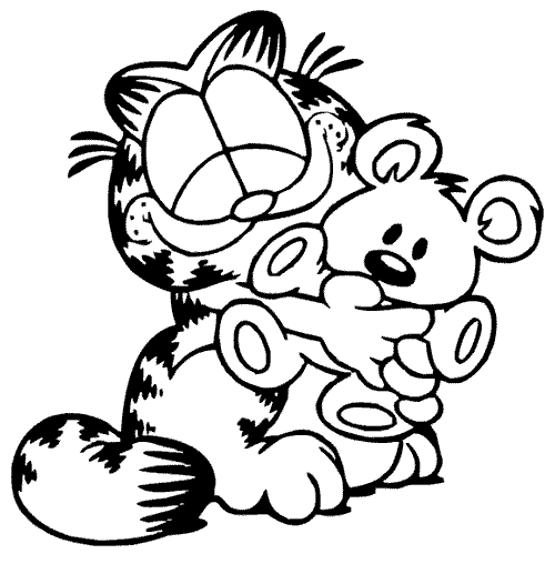 Página para colorir: Garfield (desenhos animados) #26141 - Páginas para Colorir Imprimíveis Gratuitamente