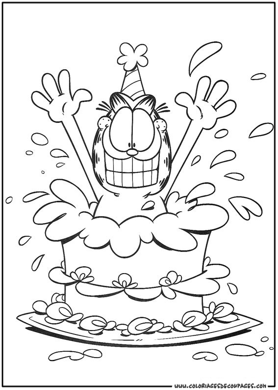 Página para colorir: Garfield (desenhos animados) #26142 - Páginas para Colorir Imprimíveis Gratuitamente