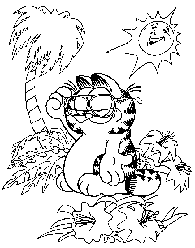 Página para colorir: Garfield (desenhos animados) #26146 - Páginas para Colorir Imprimíveis Gratuitamente
