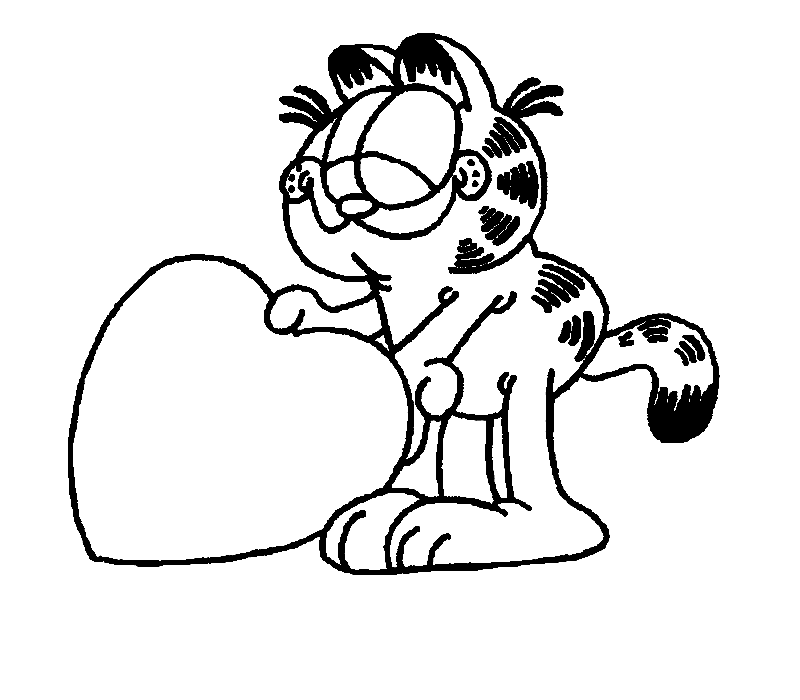 Página para colorir: Garfield (desenhos animados) #26147 - Páginas para Colorir Imprimíveis Gratuitamente