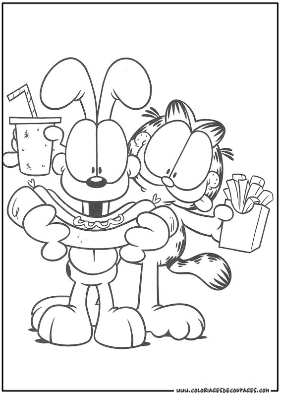 Página para colorir: Garfield (desenhos animados) #26148 - Páginas para Colorir Imprimíveis Gratuitamente