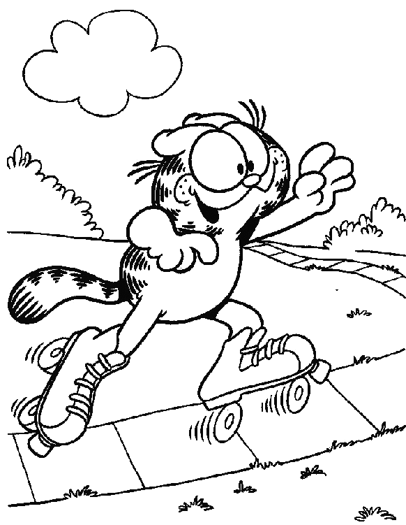 Página para colorir: Garfield (desenhos animados) #26151 - Páginas para Colorir Imprimíveis Gratuitamente