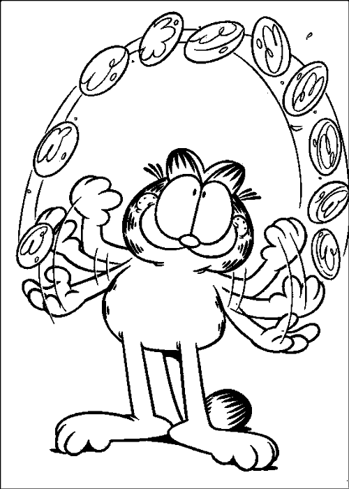 Página para colorir: Garfield (desenhos animados) #26163 - Páginas para Colorir Imprimíveis Gratuitamente